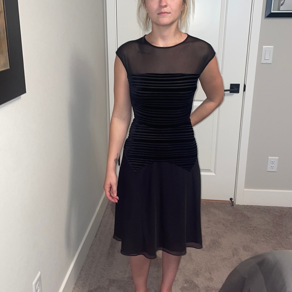 Black formal dress